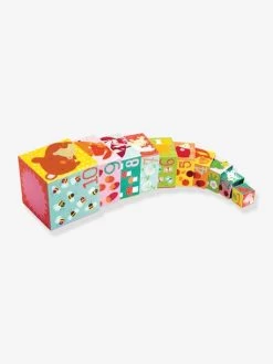 10 Cubes Forêt DJECO Vert - Djeco -Périphériques Pour Enfants 10 cubes foret djeco 2