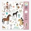 160 Stickers Chevaux DJECO Multicolore - Djeco