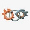 Anneaux De Dentition En Bois Et Silicone Multicolor - Vertbaudet