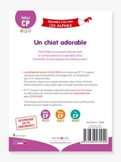 Apprendre à Lire Avec Les Alphas - Un Chien Adorable RÉCRÉALIRE Violet - Recrealire -Périphériques Pour Enfants apprendre a lire avec les alphas un chien adorable recrealire 2