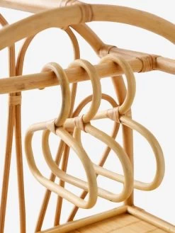 Armoire Poupon En Rotin Beige - Vertbaudet -Périphériques Pour Enfants armoire poupon en rotin 3