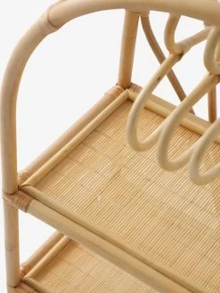 Armoire Poupon En Rotin Beige - Vertbaudet -Périphériques Pour Enfants armoire poupon en rotin 4