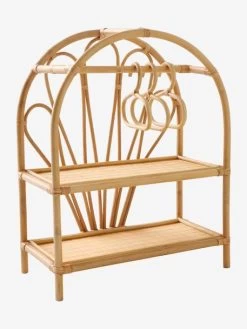 Armoire Poupon En Rotin Beige - Vertbaudet -Périphériques Pour Enfants armoire poupon en rotin 5