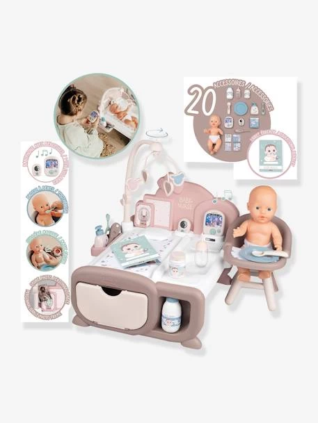 Baby Nurse Nursery Cocoon - SMOBY Multicolore - Smoby 2 Baby Nurse Nursery Cocoon - SMOBY Multicolore - Smoby – Image 2