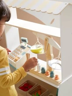 Balance à Poids En Bois FSC® Multicolore - Vertbaudet -Périphériques Pour Enfants balance a poids en bois fsc 3