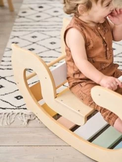 Bascule D'intérieur En Bois FSC® Multicolore - Vertbaudet -Périphériques Pour Enfants bascule dinterieur en bois fsc 4