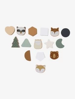 Boîte Des Animaux à Encastrer GREEN FOREST En Bois FSC® Multicolore - Vertbaudet -Périphériques Pour Enfants boite des animaux a encastrer green forest en bois fsc 4