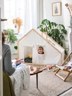Cabane En Tissu Et Bois FSC® Multicolore - Vertbaudet -Périphériques Pour Enfants cabane en tissu et bois fsc 3