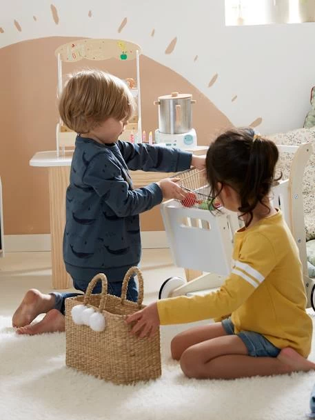 Cabas De Course En Herbier Beige - Vertbaudet 3 Cabas De Course En Herbier Beige - Vertbaudet – Image 3