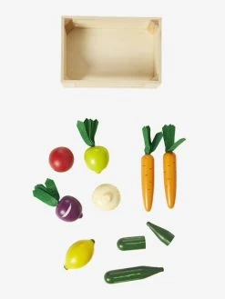 Cagette De Légumes Pour Dinette En Bois FSC® Multicolore - Vertbaudet -Périphériques Pour Enfants cagette de legumes pour dinette en bois fsc 2