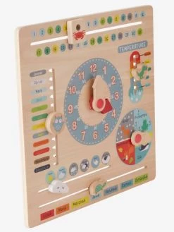 Calendrier En Bois FSC® Multicolore - Vertbaudet -Périphériques Pour Enfants calendrier en bois fsc 2