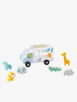 Camion D'encastrement Jungle En Bois FSC® Multicolore - Vertbaudet -Périphériques Pour Enfants camion dencastrement jungle en bois fsc 4