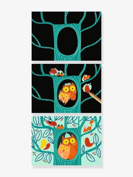 Cartes à Gratter Animaux à Découvrir DJECO Vert - Djeco 2 Cartes à Gratter Animaux à Découvrir DJECO Vert - Djeco – Image 2