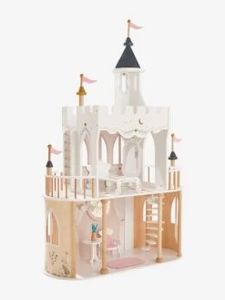 Château De Princesse Pour Poupées Mannequins En Bois FSC® Blanc - Vertbaudet -Périphériques Pour Enfants chateau de princesse pour poupees mannequins en bois fsc 2