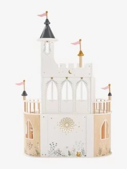 Château De Princesse Pour Poupées Mannequins En Bois FSC® Blanc - Vertbaudet -Périphériques Pour Enfants chateau de princesse pour poupees mannequins en bois fsc 5