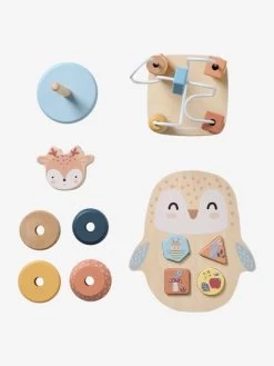 Coffret 3 Jeux D'éveil Les Amis De La Forêt En Bois FSC® Beige - Vertbaudet -Périphériques Pour Enfants coffret 3 jeux deveil les amis de la foret en bois fsc 4