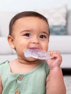 Coffret De 3 Anneaux De Dentition Cristal - INFANTINO Blanc - Infantino -Périphériques Pour Enfants coffret de 3 anneaux de dentition cristal infantino 2