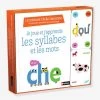 Coffret éducatif Livre + Jeu Je Joue Et J’apprends Les Syllabes Et Les Mots NATHAN Blanc - Nathan