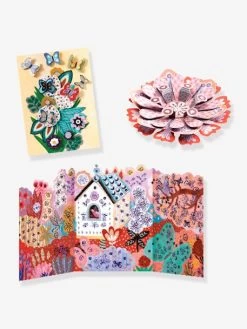 Coffret Le Jardin En Fleurs DJECO Rose - Djeco -Périphériques Pour Enfants coffret le jardin en fleurs djeco 3