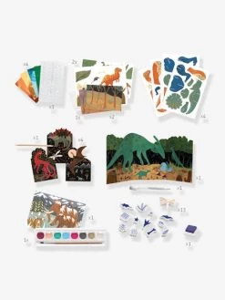 Coffret Le Monde Des Dinosaures DJECO Vert - Djeco -Périphériques Pour Enfants coffret le monde des dinosaures djeco 3