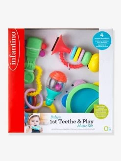 Coffret Musical Multi-texturé - INFANTINO Multicolor - Infantino -Périphériques Pour Enfants coffret musical multi texture infantino 4