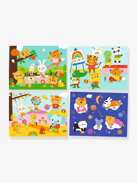 Collage Pour Les Tout Petits Ma Journée DJECO Bleu - Djeco 2 Collage Pour Les Tout Petits Ma Journée DJECO Bleu - Djeco – Image 2