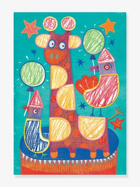 Coloriage Pour Les Petits Funambule Et Balles DJECO Bleu - Djeco 3 Coloriage Pour Les Petits Funambule Et Balles DJECO Bleu - Djeco – Image 3