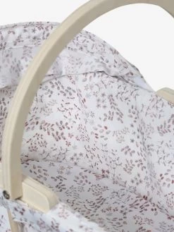 Couffin Pour Poupon En Bois FSC® Et Tissu Beige - Vertbaudet -Périphériques Pour Enfants couffin pour poupon en bois fsc et tissu 3