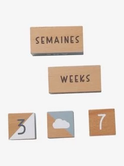 Cubes De L'âge Spécial Photos En Bois FSC® Multicolore - Vertbaudet -Périphériques Pour Enfants cubes de lage special photos en bois fsc 4