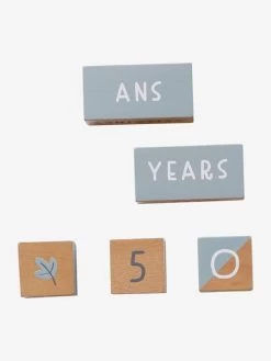 Cubes De L'âge Spécial Photos En Bois FSC® Multicolore - Vertbaudet -Périphériques Pour Enfants cubes de lage special photos en bois fsc 5