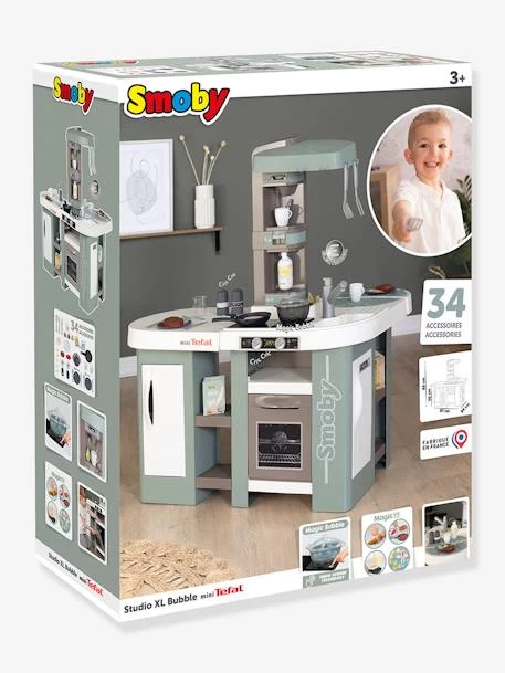 Cuisine Tefal XL Studio Bubble - SMOBY Blanc - Smoby 2 Cuisine Tefal XL Studio Bubble - SMOBY Blanc - Smoby – Image 2