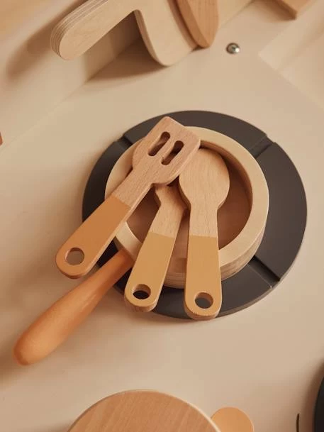 Cuisinette équipée Avec Rideau - En Bois FSC® Multicolore - Vertbaudet 5 Cuisinette équipée Avec Rideau - En Bois FSC® Multicolore - Vertbaudet – Image 5