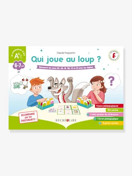 Découvrir Les Sons Avec Les Alphas - Qui Joue Au Loup ? RÉCRÉALIRE Blanc - Recrealire 1 Découvrir Les Sons Avec Les Alphas - Qui Joue Au Loup ? RÉCRÉALIRE Blanc - Recrealire