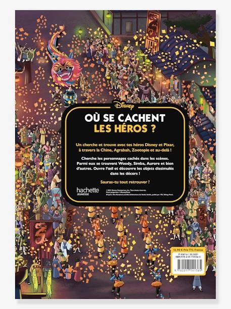 DISNEY CLASSIQUES - Où Se Cachent Tes Héros ? - Cherche Et Trouve - HACHETTE JEUNESSE Blanc - Disney 4 DISNEY CLASSIQUES - Où Se Cachent Tes Héros ? - Cherche Et Trouve - HACHETTE JEUNESSE Blanc - Disney – Image 4