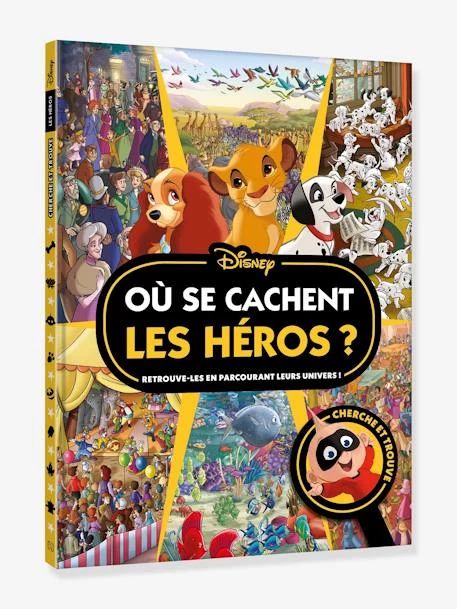 DISNEY CLASSIQUES - Où Se Cachent Tes Héros ? - Cherche Et Trouve - HACHETTE JEUNESSE Blanc - Disney 1 DISNEY CLASSIQUES - Où Se Cachent Tes Héros ? - Cherche Et Trouve - HACHETTE JEUNESSE Blanc - Disney