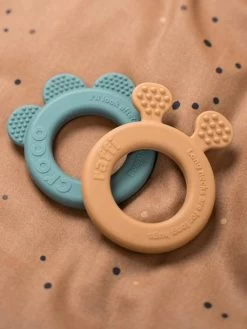 Doudou Plat Attache Sucette - DONE BY DEER Moutarde - Done By Deer -Périphériques Pour Enfants doudou plat attache sucette done by deer 3