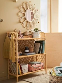 Etagère Bibliothèque Rotin 3 Niveaux Eden Naturel - Vertbaudet -Périphériques Pour Enfants etagere bibliotheque rotin 3 niveaux eden 3