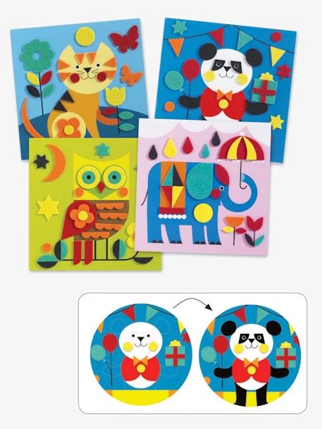 Feutrines «Douces Créatures» DJECO Multicolore - Djeco 2 Feutrines «Douces Créatures» DJECO Multicolore - Djeco – Image 2