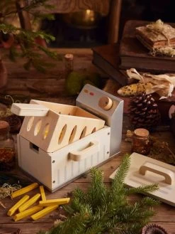 Friteuse En Bois FSC® Beige - Vertbaudet