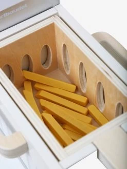 Friteuse En Bois FSC® Beige - Vertbaudet -Périphériques Pour Enfants friteuse en bois fsc 5