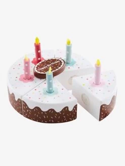 Gâteau D'anniversaire En Bois FSC® Multicolore - Vertbaudet
