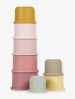 Gobelets Empilables - LITTLE DUTCH Rose - Little Dutch -Périphériques Pour Enfants gobelets empilables little dutch 5