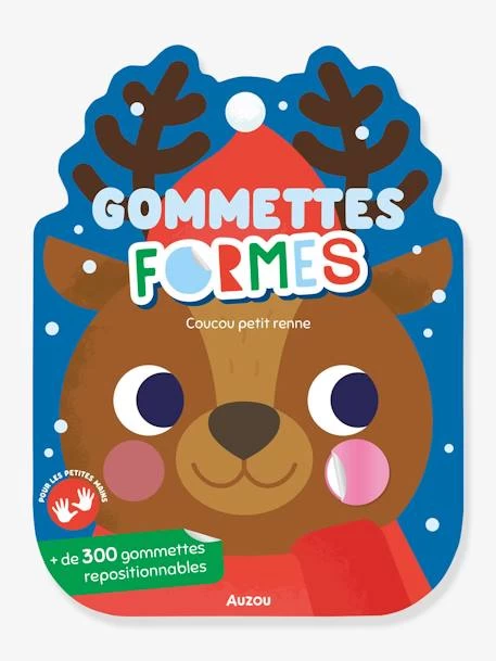 Gommettes Formes - Coucou Petit Renne - AUZOU Bleu - Auzou 1 Gommettes Formes - Coucou Petit Renne - AUZOU Bleu - Auzou
