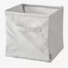 Grand Bac De Rangement En Tissu Personnalisable Gris - Vertbaudet
