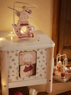 Grand Cube D'activités GRENIER En Bois FSC® Blanc - Vertbaudet