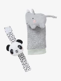 Hochets Mains Et Pieds TANZANIE Multicolore - Vertbaudet -Périphériques Pour Enfants hochets mains et pieds tanzanie 2