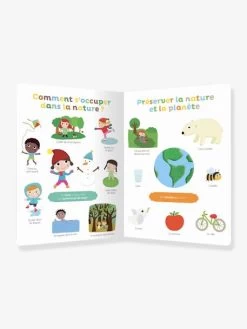 Imagier Ma Nature à Découvrir Et à Toucher AUZOU Blanc - Auzou -Périphériques Pour Enfants imagier ma nature a decouvrir et a toucher auzou 2