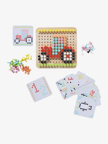 Jeu De Mosaïque En Bois FSC® Multicolore - Vertbaudet 2 Jeu De Mosaïque En Bois FSC® Multicolore - Vertbaudet – Image 2