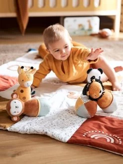 Jeu De Quilles En Tissu TANZANIE Multicolore - Vertbaudet -Périphériques Pour Enfants jeu de quilles en tissu tanzanie 3