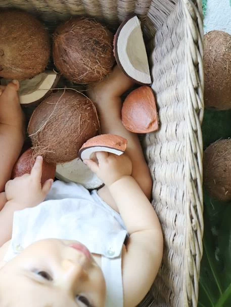 Jouet De Dentition Coco La Noix De Coco - OLI & CAROL Marron - Oli Et Carol 6 Jouet De Dentition Coco La Noix De Coco - OLI & CAROL Marron - Oli Et Carol – Image 6